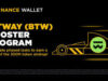 Binance Wallet Unveils Bitway Booster Program with 300 Million BTW Airdrop and Lock-Up Terms