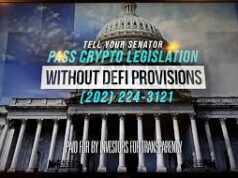Anti-DeFi Group Runs Ads Urging Public to Pressure Senators on Crypto Bill